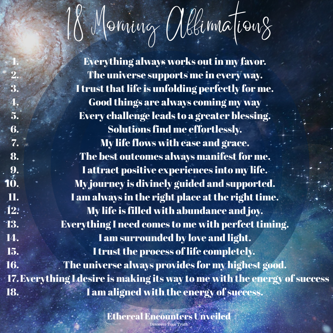 18 Morning Affirmations